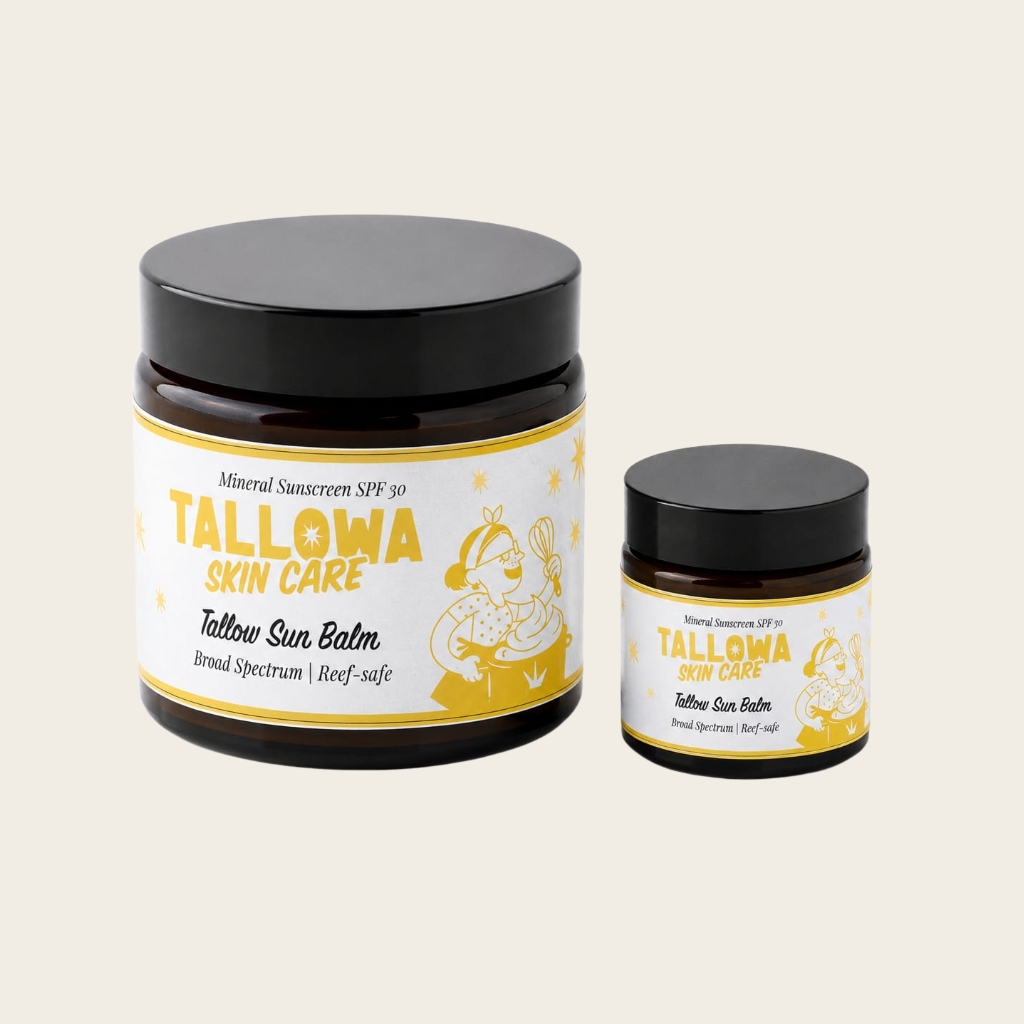Tallowa Mineral Sunscreen Large and mini bottles SPF 30 
